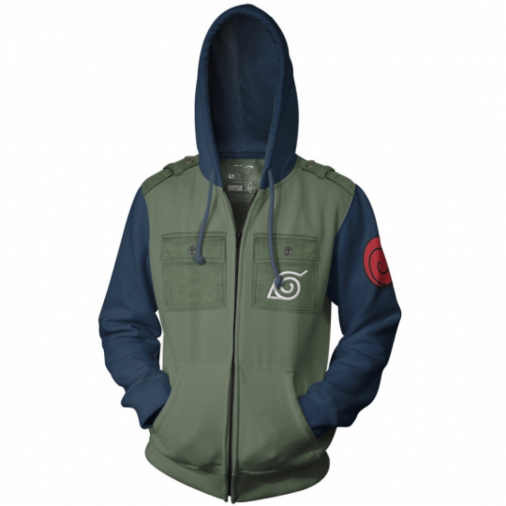 Naruto Hidden Leaf Chunin Zip Up Hoodie